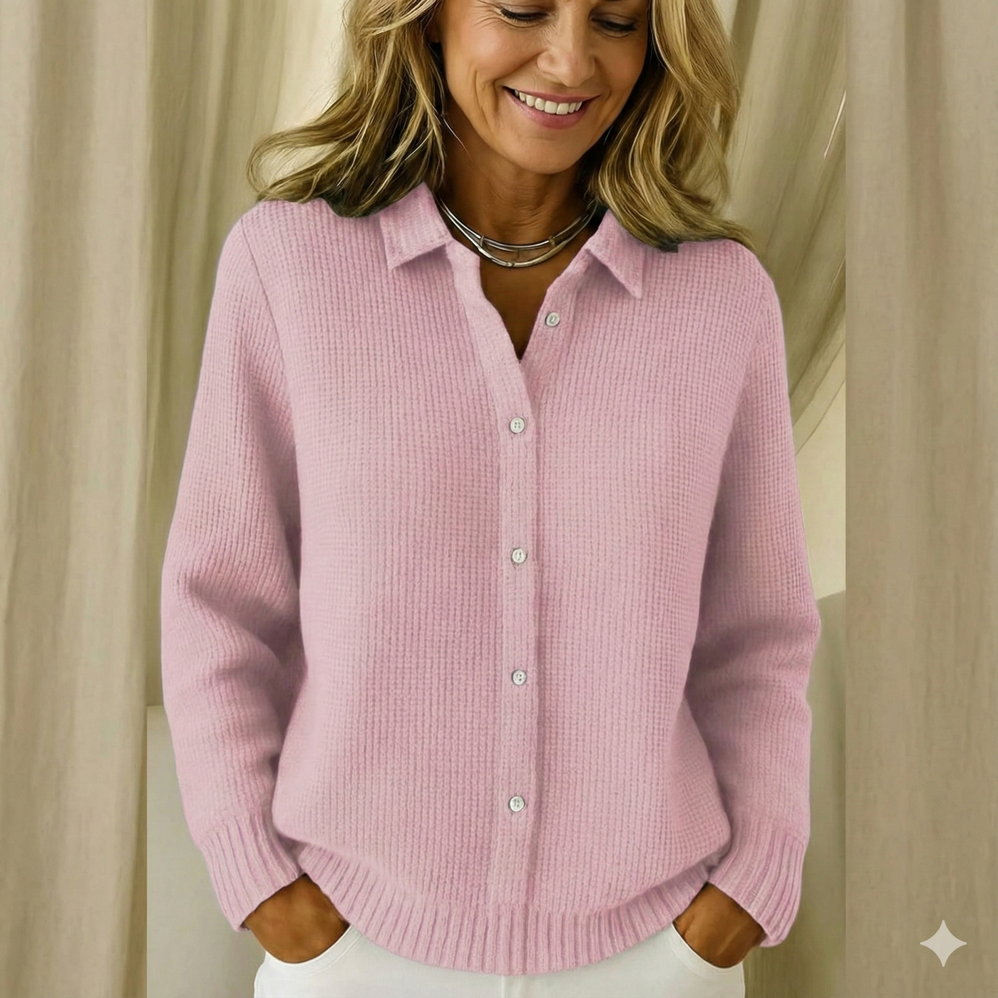 Lisa™ | Classic Button-Up Cardigan