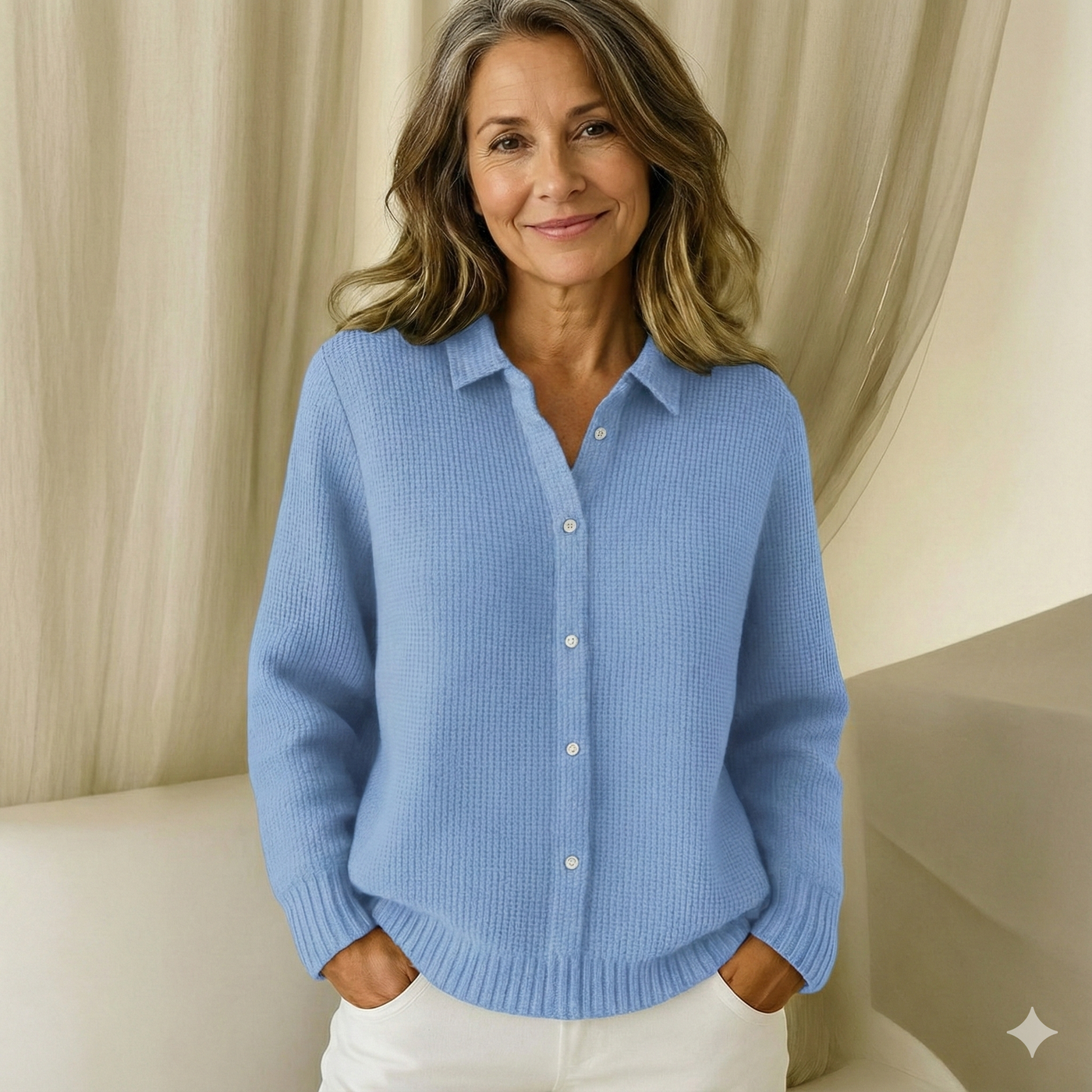 Lisa™ | Classic Button-Up Cardigan