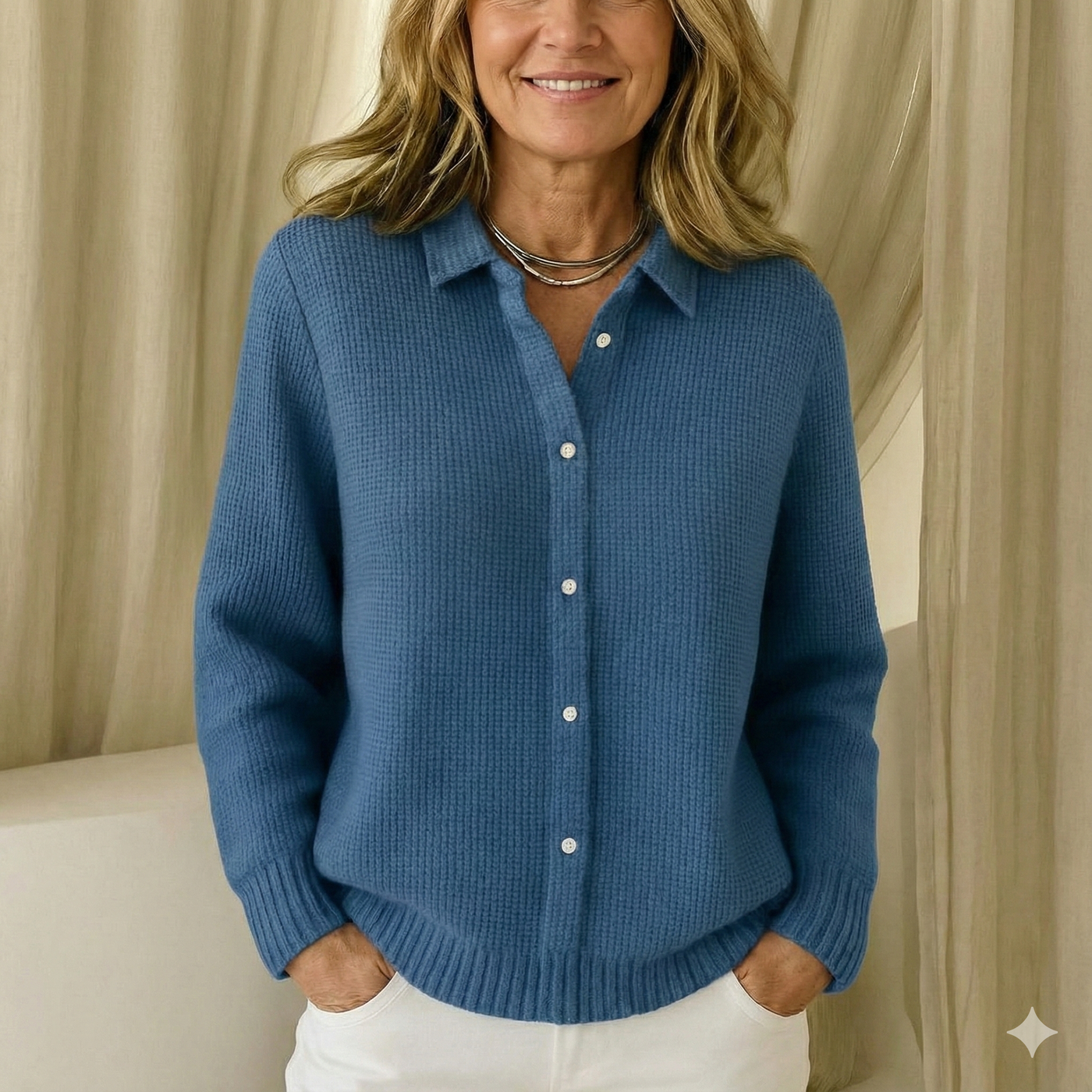 Lisa™ | Classic Button-Up Cardigan