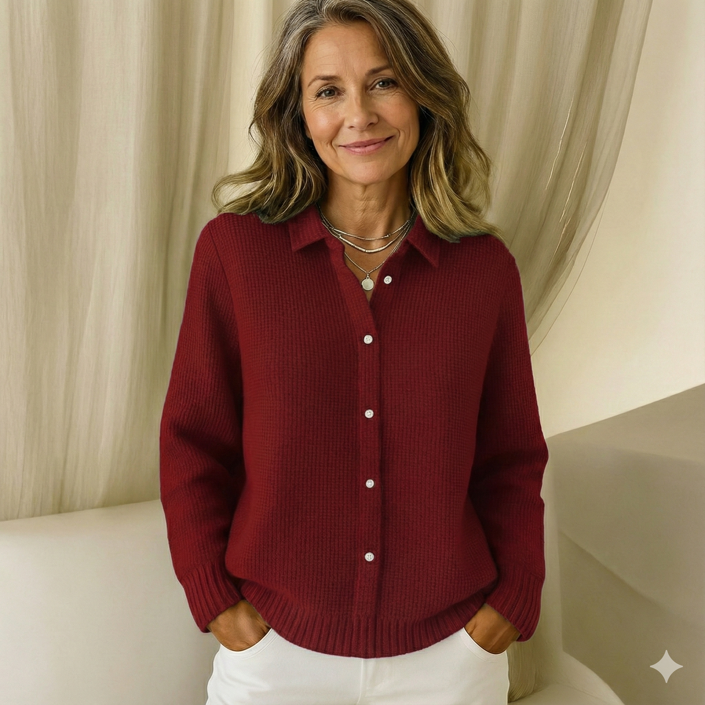 Lisa™ | Classic Button-Up Cardigan