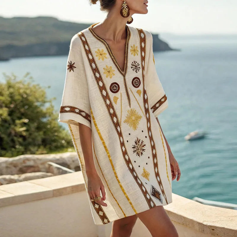 Yellow and Brown Pattern / 3XL